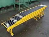 Gravity vehicle loader/unloader and expandable conveyor system