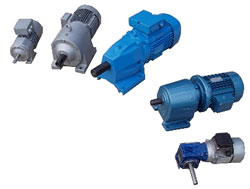geared motor units and drum motors